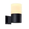 VONN LIGHTING VONN 10" Modern VOW1754BL 5-Watt ETL Certified Integrated LED Outdoor Wall Sconce In Matte Black