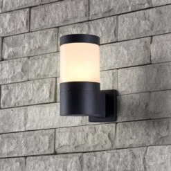 VONN LIGHTING VONN 11" Modern VOW1756BL 5-Watt ETL Certified Integrated LED Outdoor Wall Sconce In Matte Black -VONN LIGHTING VOW1756BL IMAGE 3