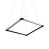 VONN LIGHTING VONN Atria VRC39104BL 24" Integrated LED ETL Certified Height Adjustable Square Chandelier, 180 Rotation Of Axes -VONN LIGHTING VRC39104BL IMAGE 1
