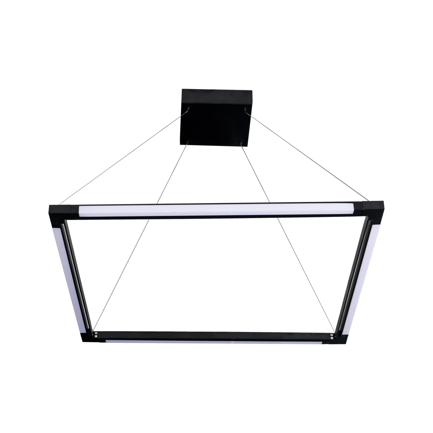 VONN LIGHTING VONN Atria VRC39104BL 24" Integrated LED ETL Certified Height Adjustable Square Chandelier, 180 Rotation Of Axes 12 VONN LIGHTING VONN Atria VRC39104BL 24" Integrated LED ETL Certified Height Adjustable Square Chandelier, 180 Rotation Of Axes - Image 10