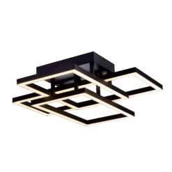 VONN LIGHTING VONN Radium VRCF49103BL 28" ETL Certified Integrated LED Ceiling Lighting Rectangular Semi Flush In Black -VONN LIGHTING VRCF49103BL IMAGE WB1