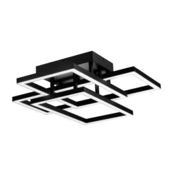 VONN LIGHTING VONN Radium VRCF49103BL 28" ETL Certified Integrated LED Ceiling Lighting Rectangular Semi Flush In Black -VONN LIGHTING VRCF49103BL IMAGE WB2