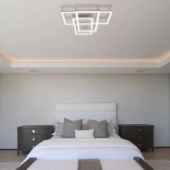 VONN LIGHTING VONN Radium VRCF49103WH 28" Integrated LED ETL Certified Ceiling Lighting Rectangular Semi Flush In White -VONN LIGHTING VRCF49103WH IMAGE 6