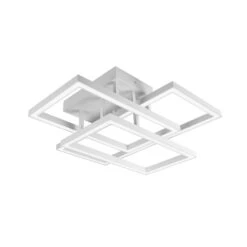 VONN LIGHTING VONN Radium VRCF49103WH 28" Integrated LED ETL Certified Ceiling Lighting Rectangular Semi Flush In White -VONN LIGHTING VRCF49103WH IMAGE WB1