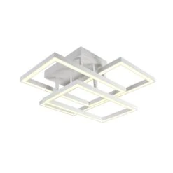 VONN LIGHTING VONN Radium VRCF49103WH 28" Integrated LED ETL Certified Ceiling Lighting Rectangular Semi Flush In White -VONN LIGHTING VRCF49103WH IMAGE WB2