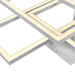 VONN LIGHTING VONN Radium VRCF49103WH 28" Integrated LED ETL Certified Ceiling Lighting Rectangular Semi Flush In White -VONN LIGHTING VRCF49103WH IMAGE WB3