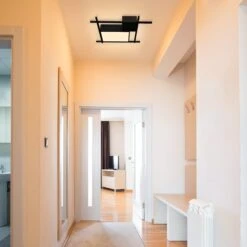 VONN LIGHTING VONN Radium VRCF49304BL 19" Integrated LED ETL Certified Ceiling Lighting Rectangular Semi Flush In Black -VONN LIGHTING VRCF49304BL IMAGE 6