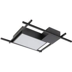 VONN LIGHTING VONN Radium VRCF49304BL 19" Integrated LED ETL Certified Ceiling Lighting Rectangular Semi Flush In Black -VONN LIGHTING VRCF49304 IMAGE 1