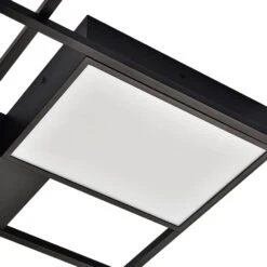 VONN LIGHTING VONN Radium VRCF49304BL 19" Integrated LED ETL Certified Ceiling Lighting Rectangular Semi Flush In Black -VONN LIGHTING VRCF49304 IMAGE WB3