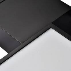 VONN LIGHTING VONN Radium VRCF49304BL 19" Integrated LED ETL Certified Ceiling Lighting Rectangular Semi Flush In Black -VONN LIGHTING VRCF49304 IMAGE WB5