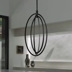 VONN LIGHTING VONN Radium VRP29013BL 15" ETL Certified Integrated LED Rotating Pendant With Height Adjustable Downrod -VONN LIGHTING VRP29013BL IMAGE 3
