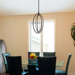 VONN LIGHTING VONN Radium VRP29013BL 15" ETL Certified Integrated LED Rotating Pendant With Height Adjustable Downrod -VONN LIGHTING VRP29013BL IMAGE 4