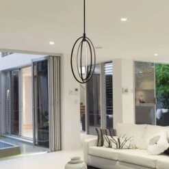 VONN LIGHTING VONN Radium VRP29013BL 15" ETL Certified Integrated LED Rotating Pendant With Height Adjustable Downrod -VONN LIGHTING VRP29013BL IMAGE 6