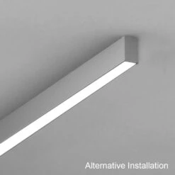 VONN LIGHTING VONN Slim VSL4D10035KAL 1.3" 4 FT LED Direct Downlight Suspended /Surface Mount Linear Lighting, 100-277V, 41W, 3500K, Aluminum -VONN LIGHTING VSL4D10035KAL IMAGE 7 1000X1000 24d0dfd9 2f7b 46a8 90aa 3a4ec1e95298