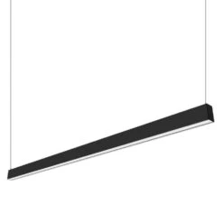 VONN LIGHTING VONN Slim VSL4D10035KBL 1.3" 4 FT LED Direct Downlight Suspended /Surface Mount Linear Lighting, 100-277V, 41W, 3500K, Black
