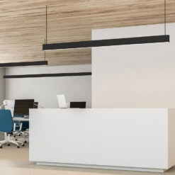 VONN LIGHTING VONN Slim VSL4D10035KBL 1.3" 4 FT LED Direct Downlight Suspended /Surface Mount Linear Lighting, 100-277V, 41W, 3500K, Black -VONN LIGHTING VSL4D10035KBL IMAGE 4 1000X1000 d1b411af 86eb 4e74 8aa4 ffdb6d9a0535