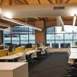 VONN LIGHTING VONN Slim VSL4U25D7535KWH 1.3" 4 FT LED Semi-Direct Suspended Mount Linear Lighting, 100-277V, 41W, 3500K, White -VONN LIGHTING VSL4U25D7535KWH IMAGE 3 1000X1000 8bfc3da4 d033 46b6 9e71 84d4557a877b