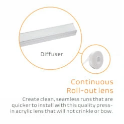 VONN LIGHTING VONN Slim VSLROLL Linear Rolling Diffuser