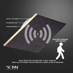 VONN LIGHTING VONN Silva VSSW1114DW 14" ETL Certified Integrated LED ADA Compliant Wall Sconce Light With Motion Sensor -VONN LIGHTING VSSW1114DW IMAGE 4 1