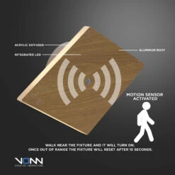 VONN LIGHTING VONN Silva VSSW1114LW 14" ETL Certified Integrated LED ADA Compliant Wall Sconce Light With Motion Sensor -VONN LIGHTING VSSW1114LW IMAGE 4 1