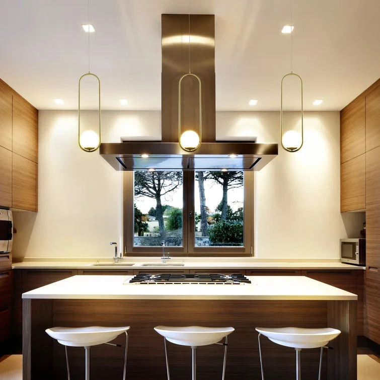 VONN LIGHTING VONN Capri VCP2105AB 7" Integrated LED ETL Certified Height Adjustable Pendant Light With Glass Shade, Antique Brass 5 VONN LIGHTING VONN Capri VCP2105AB 7" Integrated LED ETL Certified Height Adjustable Pendant Light With Glass Shade, Antique Brass - Image 3