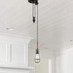 VONN LIGHTING VONN Arden VVP24211ABZ 10" Industrial ETL Certified Pendant Light With LED Filament Bulb In Aged Bronze